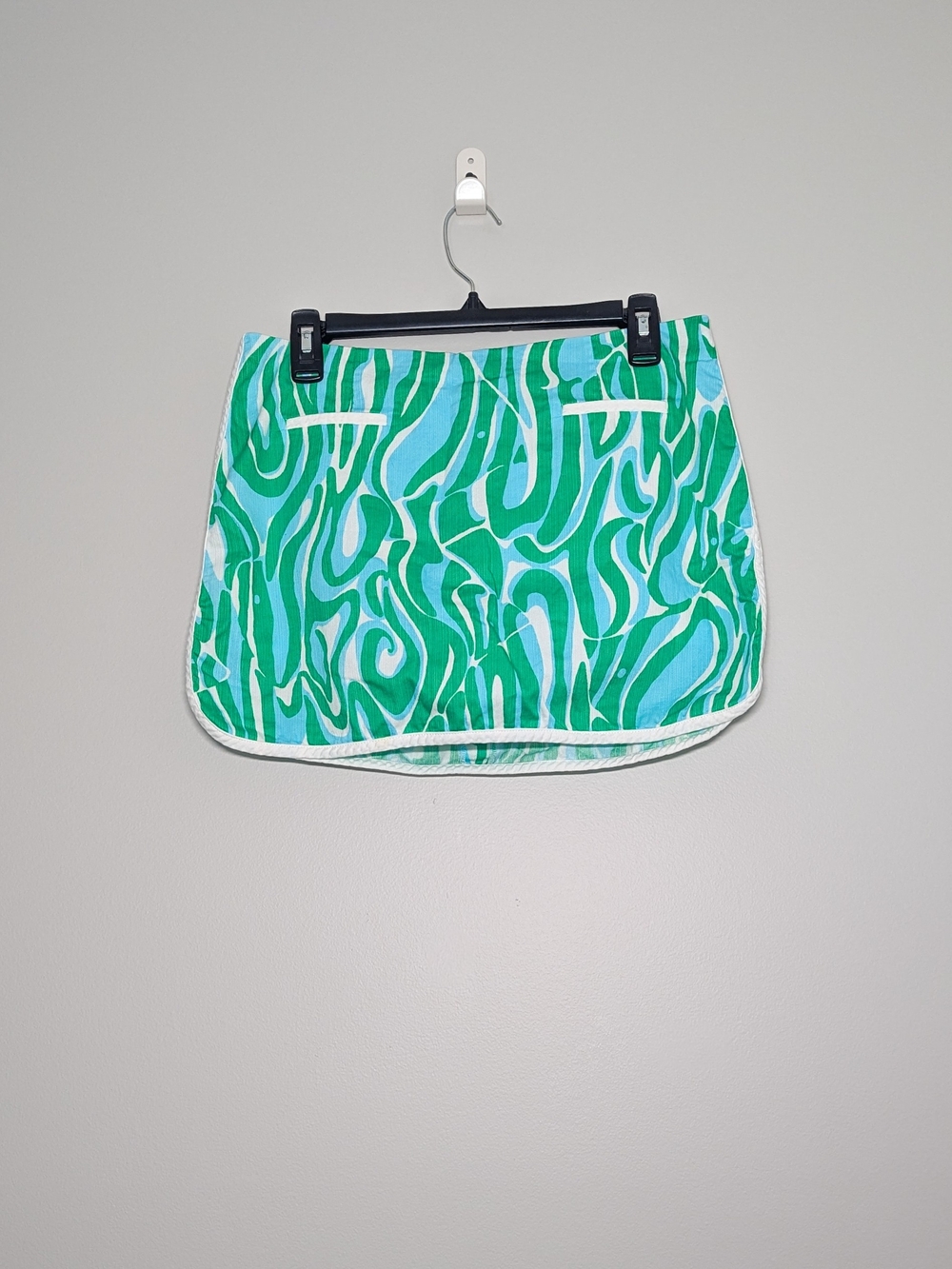 Lilly Pulitzer Tierney Skort, Finders Keepers, Green Blue, Size 6